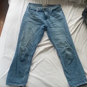 Everlane The Supreme Jean light wash denim